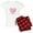 With Red Plaid Pant, variant on CafePress - Kiniart Havanese Mom Women's Light Pajamas - Women's Short Sleeve Print T-Shirt and Pants Light Cotton Pajama Set