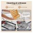 thumbnail image 5 of 31.5 Inch Wooden Sushi Boat Serving Tray, Extra Large Sushi Platter & Display Board, Dumplings Sashimi Desserts Serving Plates for Restaurant or Home, Log Color, 5 of 7