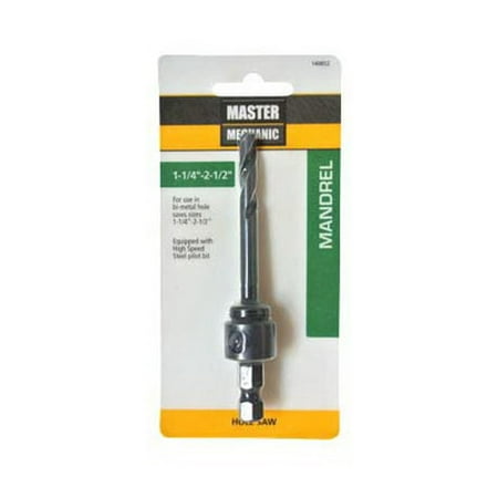 

Master Mechanic 140852 Hole Saw Mandrel Fits 1-1/4 To 2-1/2 Inch