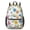 Pioneer Flower Floral-3, variant on Police and Baton Blue Pattern Backpack for School, Cute School Bag with Adjustable Shoulder Straps and Padded Back, 15.3"x11"x7.1"