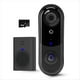 thumbnail image 1 of Timbre con Cámara y Tarjeta SD de 32 GB, Inalámbrico para Exteriores, WiFi 2.4G, Resistente Al Agua IP65, Visión ., 1 of 5
