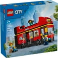 thumbnail image 3 of LEGO City Red Double-Decker Sightseeing Bus Toy, Vehicle Set for Kids, London Bus, Birthday Gift for 7 Year Olds and Up, Double-Decker Bus Toy, Includes 5 Characters, a Baby, and Stroller, 60407, 3 of 8