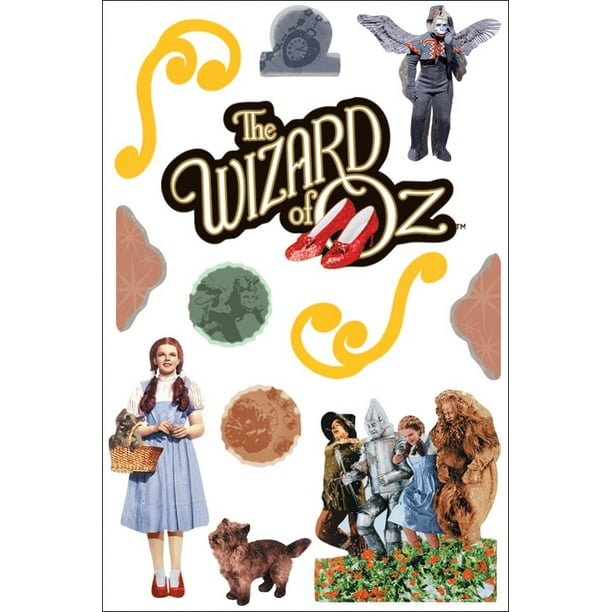 Paper House 3D Stickers 4.5"x8.5"-Wizard Of Oz