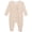Whitecap Gray Cafe Sketch, variant on by Gerber Baby Girl Two-Way Zip Viscose Ruffled Coverall, Sizes Newborn - 24 Months