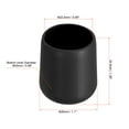 thumbnail image 2 of Unique Bargains 4 Pcs Silicone Fishing Rod Butt Cushion Protector Cap, Small, Black, 2 of 7