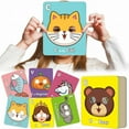 thumbnail image 1 of Cqxid Paper Game Chess Under $10 Alphabet Cards Giant ABC Animal Cards For Toddler 3 5 26 Lowercase And Uppercase Letter Cards Educational Learning Games For Kids Preschool Kindergarten Toys, 1 of 9