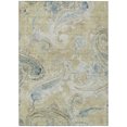 thumbnail image 2 of Addison Rugs Chantille Indoor/Outdoor Transitional Paisley Wheat Machine Washable Rectangle Rug, 10' x 14', 2 of 8