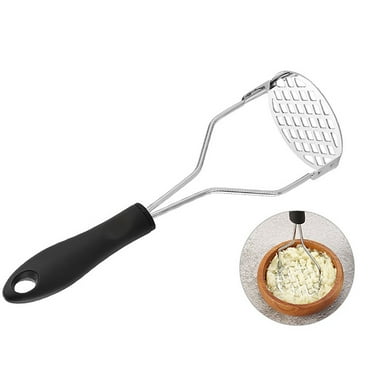Summercome Potato Masher Stainless Steel, Hand Smasher Kitchen Tool For Potatoes, Sweet Potatoes, Avocado, Beans, Large, Heavy Duty Metal Mashing Utensil, Dishwasher Safe