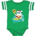 thumbnail image 3 of Inktastic Surfing Santa Boys or Girls Baby Bodysuit, 3 of 5