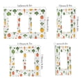 thumbnail image 2 of Yayeee Rocker Switch Wall Plate 1-Gang 4.6"x2.9" Home Decorative Outlet Cover, Green Cute Vegetables, 2 of 6
