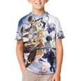 thumbnail image 2 of Genshin Impact Kids Short Sleeve Tee Shirt Novelty Crewneck T-Shirts Unisex Summer Blouse Tops for Boys Girls 100CM, 2 of 8