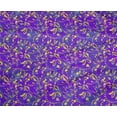 thumbnail image 4 of oneOone Polyester Lycra Purple Fabric Batik Sewing Material Print Fabric By The Yard 56 Inch Wide, 4 of 4