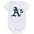 thumbnail image 4 of Newborn & Infant Gold/Green/White Oakland Athletics Minor League Player Three-Pack Bodysuit Set, 4 of 4