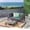 Dark Gray, variant on White Acacia Wood 3-Piece Patio Loveseat Set with Coffee Table for Outdoor Porch, Water-Resistant Cushions, Slatted Design
