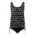 thumbnail image 4 of Tankini à Pois Taille Haute pour Femmes Grande Taille - P-5TG, 4 of 5