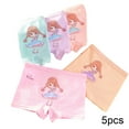 thumbnail image 2 of Esaierr 5PCS Big Kids Toddler Girls Printed Cartoon Underwear Briefs,Big Baby Girls Comfortable Skin-Friendly Soft Shorts,2-13 Years Old Shorts, 2 of 5