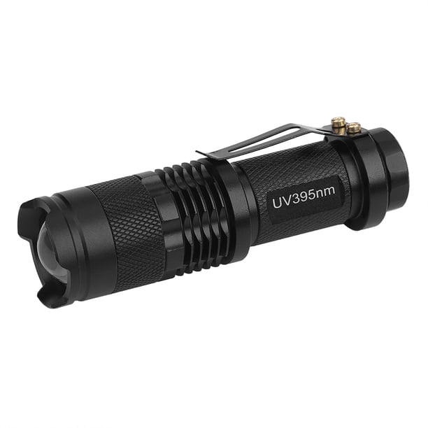 Lampe de poche Ultra violette à lumière noire, torche portable à UV 9