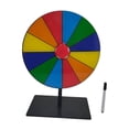 thumbnail image 2 of Juego de mesa giratoria con premio y ruleta para actividades didácticas con bolígrafo borrable 12 cuadrícula, 2 of 9