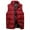 Red, variant on Mens Coats and Jackets Plus Size Fashion Stand Collar Color Waistcoat Men Autumn Winter Casual Stand Collar Pure Color Waistcoat Sleeveless Vest Tops