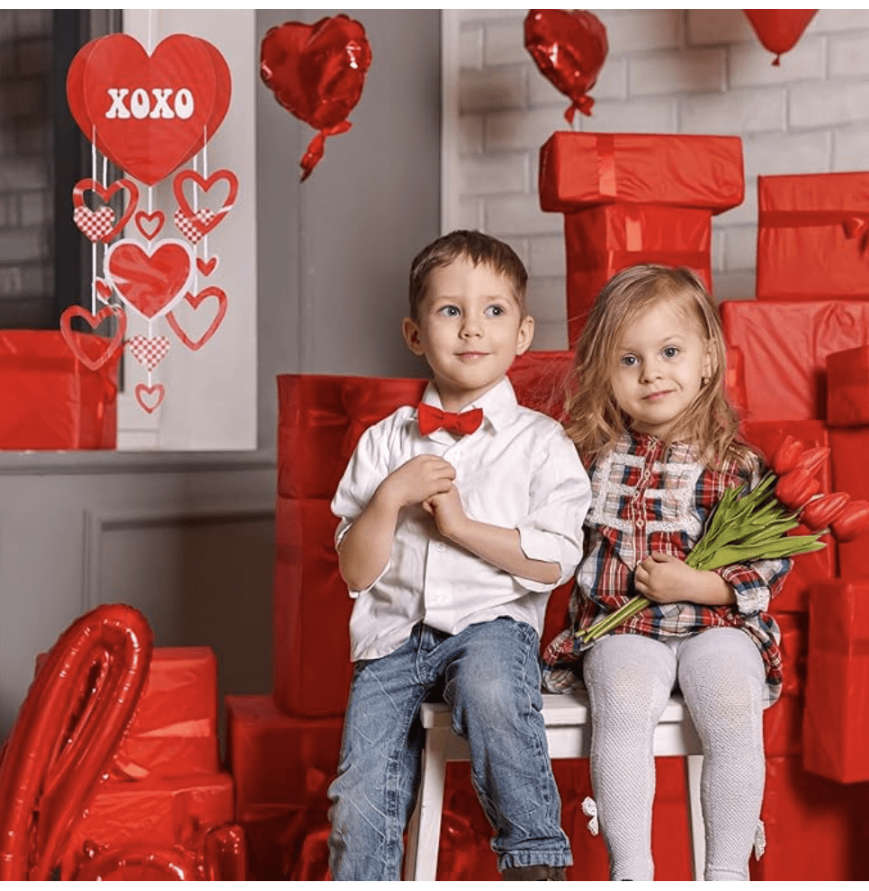 Valentine's Hanging Decor Chandelier 4 Pack
