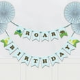 thumbnail image 3 of Inkdotpot Birthday Party DecorationsHappy Birthday Party GarlandBaby Boy DinausourPennant Banner Flag, 3 of 7