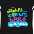 thumbnail image 4 of Inktastic My Daddy is the World’s Best Youth Pastor Boys or Girls Toddler T-Shirt, 4 of 5