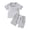 1-Grey549, variant on Tiijoy Baby Boys Outfits Cotton Plaid Short Sleeve Polo Shirt Shorts Set, Sizes 0-3T