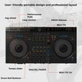 thumbnail image 4 of AlphaTheta DDJ-GRV6 4-Channel Performance DJ Controller Bundle with Case, Headphones, and Austin Bazaar Polishing Cloth, 4 of 8