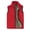 #0445-Red, variant on Unisex Thick Fleece Lined Stand Collar Full Zip Sleeveless Vest Warm Winter Outdoor Sport Layering Waistcoat (Blue L) Father's Day Gift