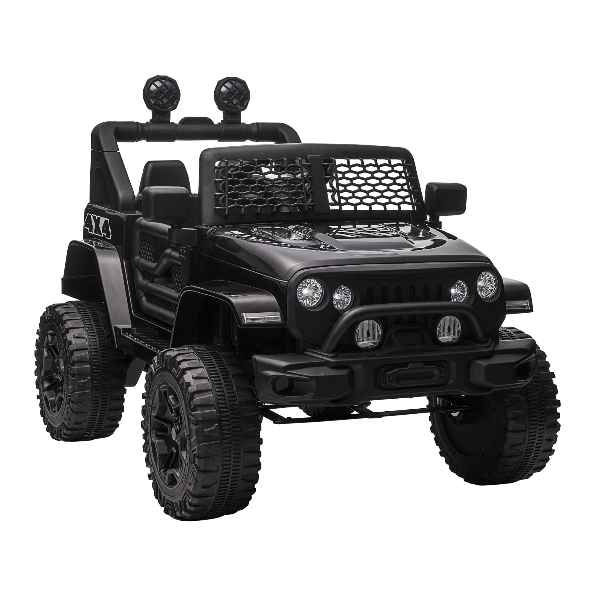 Aosom 370038GN 12V Kids Battery Powered Off Road Truck with Remote Control for sale online 