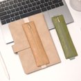 thumbnail image 3 of Portalápices con cremallera para cuaderno, con diseño de banda elástica ajustable, estuche delgado para bolígrafos, estuche compacto de bolsillo para bolígrafos, 3 of 8