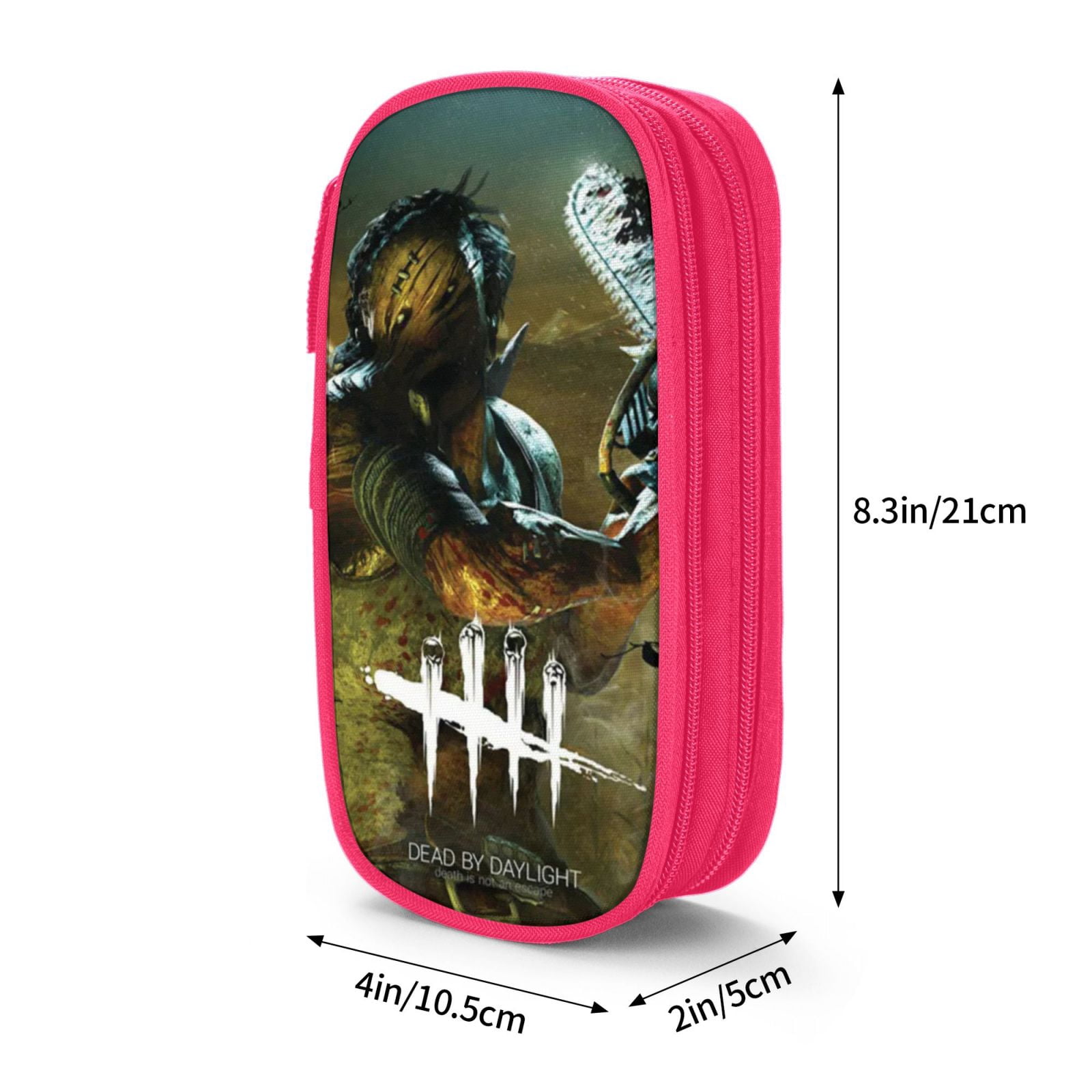Dead By Daylight Dbd Pencil Case Large Capacity Pencil Pouch Pen Bag Office Stationery Organizer Travel Makeup Bag Pink