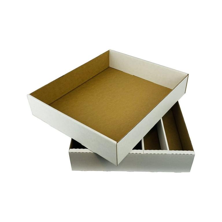 2 BCW 5000 Count Trading Card Storage Boxes (Full Lid)