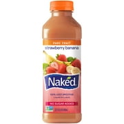 Naked Juice Fruit Smoothie, Strawberry Banana, 32 oz Bottle
