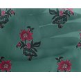 thumbnail image 4 of oneOone Georgette Viscose Fabric Leaves & Floral Block Decor Fabric Printed BTY 42 Inch Wide, 4 of 5
