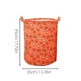 thumbnail image 3 of Laundry Hamper Storage Basket, Folding Clothes Bin, Waterproof Fabric, Large Capacity, for Home Travel, Space-saving Design, Durable Plastic, Multi-purpose Use, Compact Folding, Laundry, Ihhxbs, 3 of 6