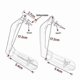 thumbnail image 5 of For Yamaha Mt07 Mt-10 Mt-125 Mt-03 Mt-01 Xsr Motorcycle Handlebar Grips Guard Brake Clutch Levers Handle Bar Guard Protect, 5 of 5