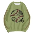 thumbnail image 7 of Godom Sweatshirt for Women Oversized Long Sleeve Sweatshirts Baseball Printed Round Neck Casual Pullover Hoodies Tops 2025, 7 of 7