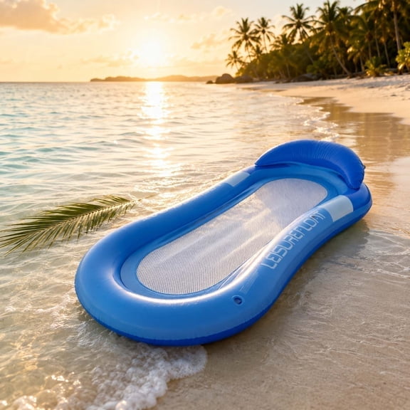 Kieccall Inflatable Pool Float Lounge Bed Reclining Water Hammock for Swimming Pools Gift
