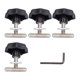 thumbnail image 2 of Tornillos de riel de bloqueo de 50 mm, piezas de plástico para automóviles, repuesto, kit de tornillos de fijación estándar para placa multiflex T5 Baoblaze Tornillos de riel de bloqueo, 2 of 8