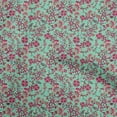 thumbnail image 1 of oneOone Viscose Chiffon Sea Green Fabric Asian Suzani Sewing Material Print Fabric By The Yard 42 Inch Wide, 1 of 5