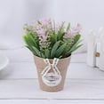 thumbnail image 4 of Artificial Plant Decorative Flowers Fake Flowers Mini Potted Bonsai Green Plant, 4 of 7