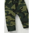thumbnail image 7 of Dooleck Daddy's Baby Boy Girl Outfits Set Camo Baby Clothes Romper Top Long Pant Headband, 7 of 7