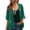 🔥 Green, variant on Sparkle Top Shirts for Women Women's 3/4 Length Sleeve Sequin Jacket Opening Sequin Jacket Streetwear for Everyday Casual Wear Yellow L