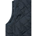 thumbnail image 4 of INSPIRE CHIC Women's Outerwear Vests Stand Collar Padded Gilet Zip Vest S Dark Blue, 4 of 5