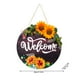 thumbnail image 4 of Advancent Colgador de puerta delantera, placa de puerta de otoño, tablero colgante de pared de línea artística, decoraciones decorativas para Kits de decoración para fiestas, 4 of 6