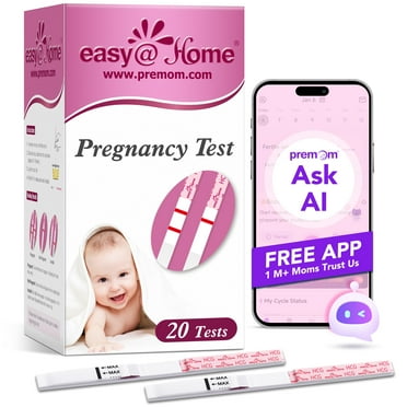Easy@Home 20 Pregnancy (HCG) Urine Test Strips Kit - 20 HCG Tests