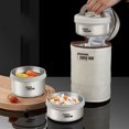 thumbnail image 2 of Lunch Box Portable Insulated Lunch Container Set Stackable Bento Stainless Steel Lunch Container, 2 of 5