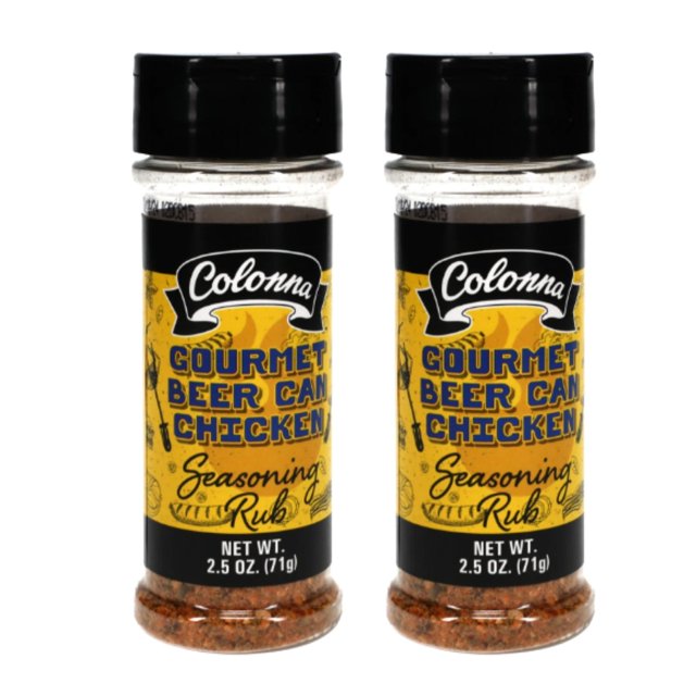 NS Colonna Gourmet Beer Can Chicken Seasoning Rub, 2.5z/ 71grams Savory