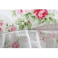 thumbnail image 4 of Rose Floral Euro Shams Ruffle Pillow Shams Pillow Covers 26x26 inches 2-Pack, Vintage Cotton Pillow Covers Farmhouse French Country Pillowcases Zipper Clousure(Shabby Rose, 26x26), 4 of 7